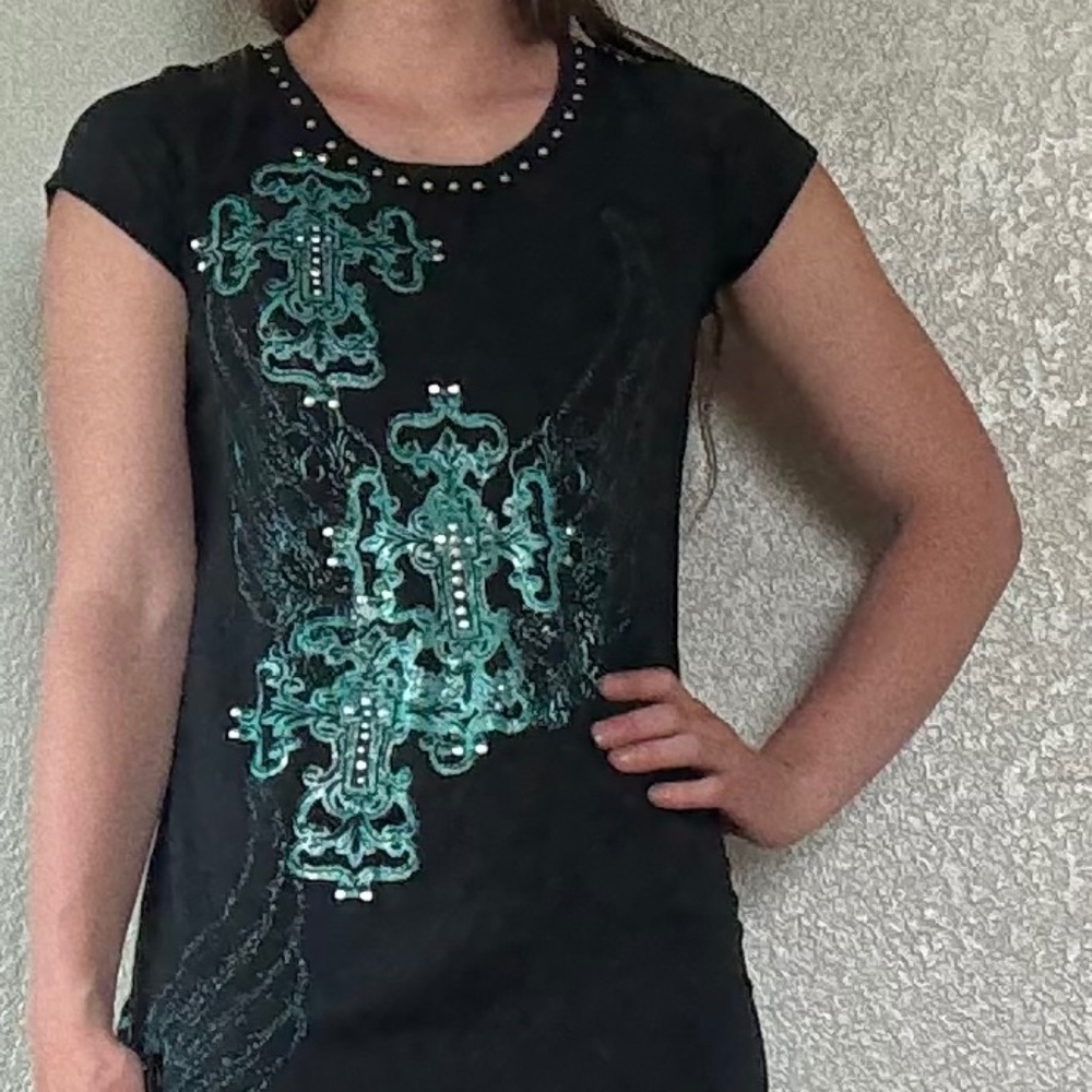 Arohoe Mini Black Dress Small